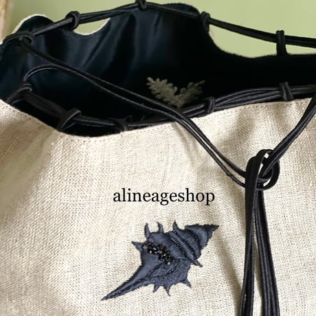 ピコット　シェル刺繍　Mサイズ