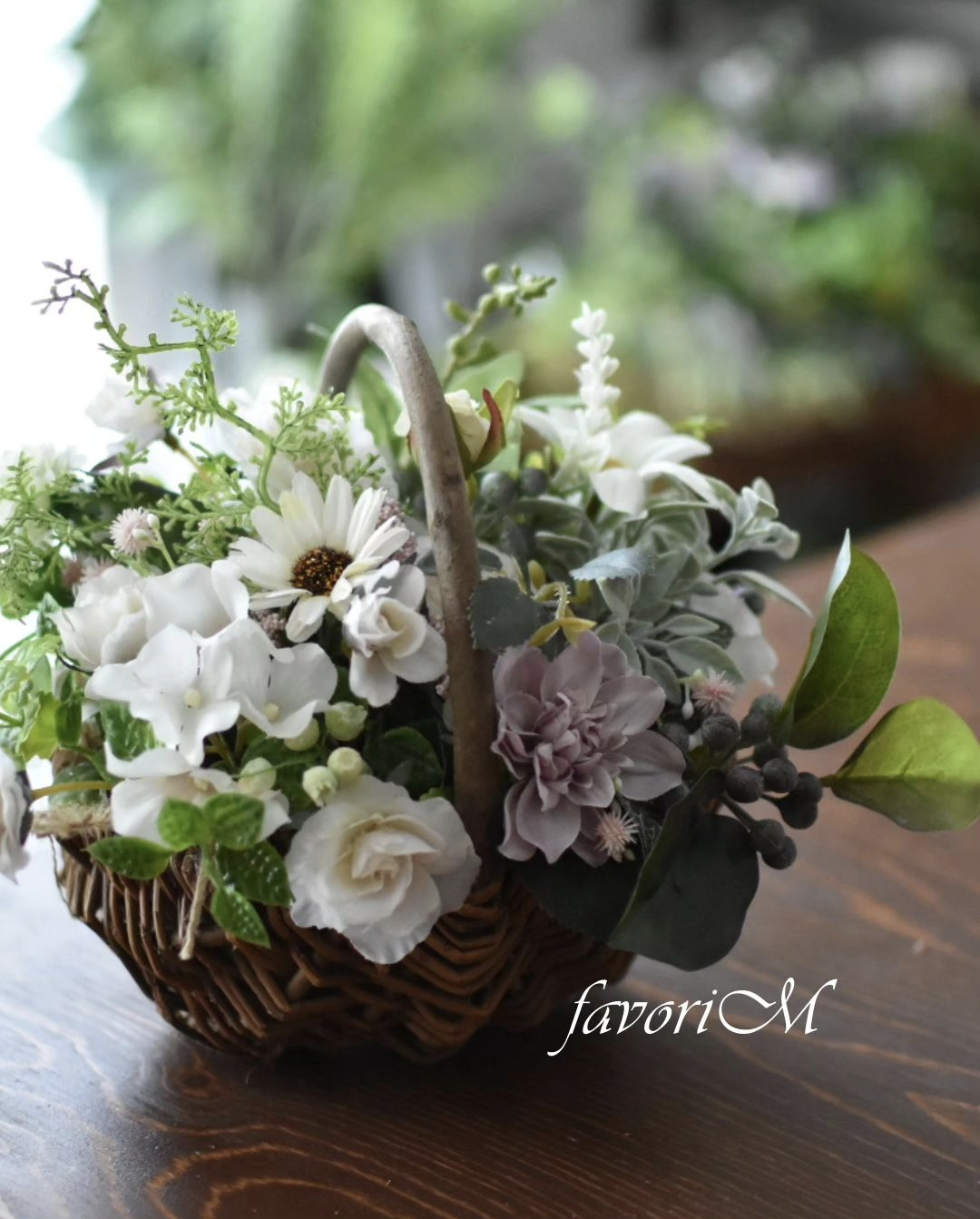 フラワーアレンジメント造花ファルファデ