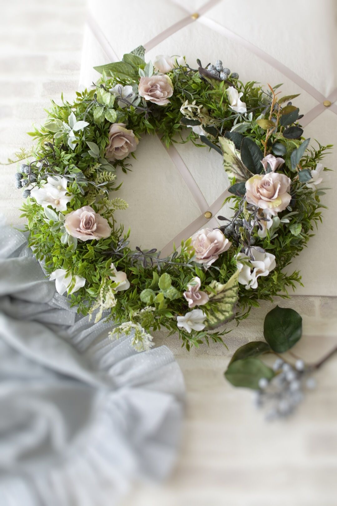 クリスマスリース29×27 アーティフィシャフラワーリースフラワーリース