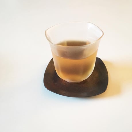 六角瑠璃茶杯