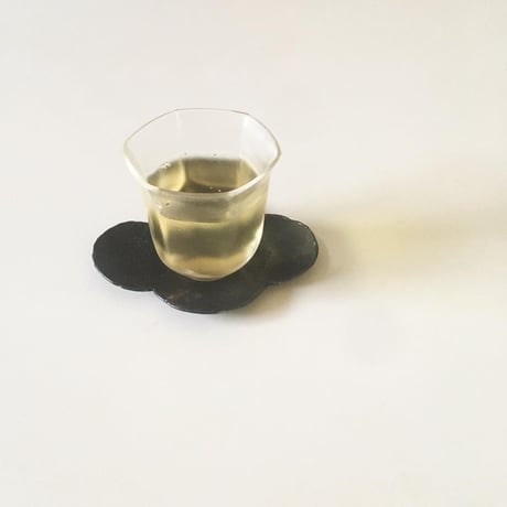 六角瑠璃茶杯