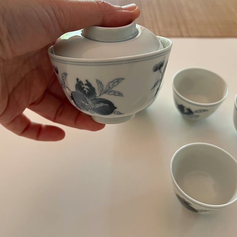 青花蓋碗茶杯セット | 雲華shop