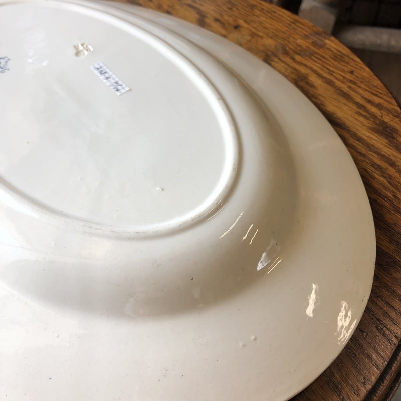 リュネヴィル Luneville プレート フランスアンティーク U26-1 フランスのBrocante LUNEVILLE リュネヴィル ディナー