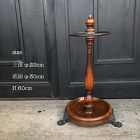 イギリス】アンティーク マホガニー製 ワットノット コーナーシェルフ