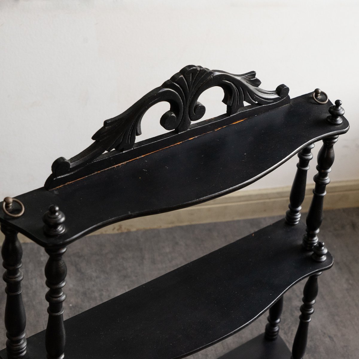 フランス ナポレオンシェルフ 黒 | Botanical Clover