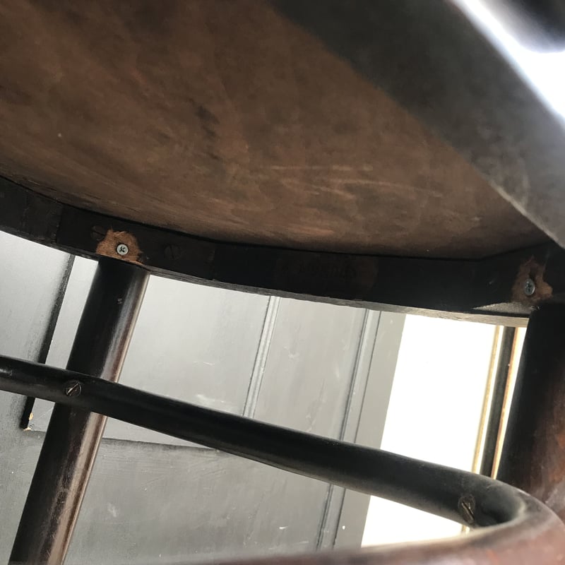 アンティーク 希少 Mundus社 曲木カフェチェア エンボス座面 ベントウッド Mundus】ムンダス社 アンティーク ベントウッドチェア AN4-2-1