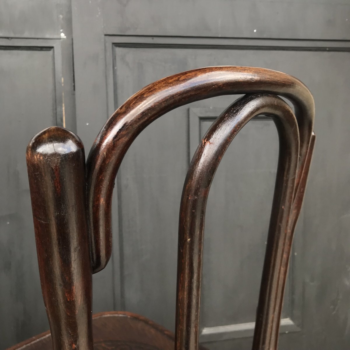 MUNDUS社　ヴィンテージ　ベントウッドチェア　曲木　アンティーク　② Mundus】ムンダス社 アンティーク ベントウッドチェア AN4-2-1