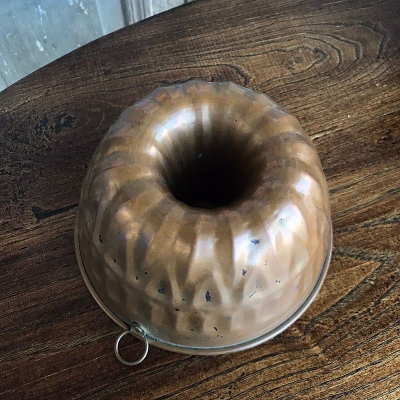 vintage 銅製モールド 菓子型 ピーナッツ アンティーク コッパーモールド プチガトー_コッパーモールド（小さな銅の焼き菓子型・ケーキ型