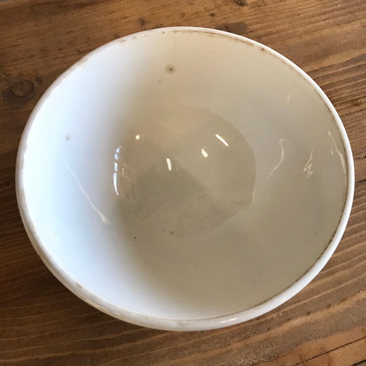 Digoin】 カフェオレボウル ディゴワン フランス 薔薇 ステンシル AN1