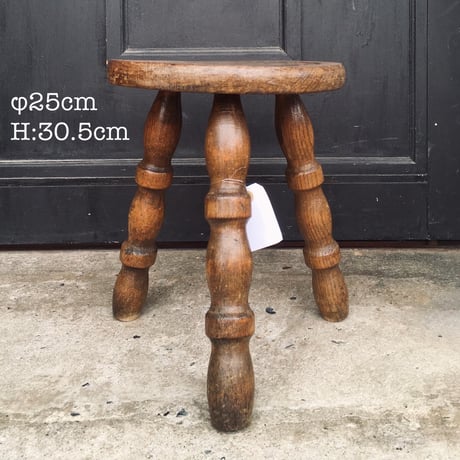 フランス アンティーク ヴィンテージ スツール 椅子 ボビンレッグ フランスアンティーク ボビンレッグ スツール | Botanical Clover