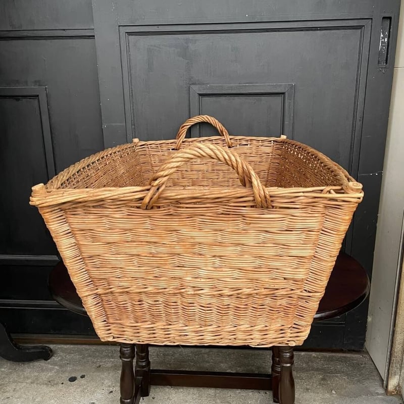 イギリスアンティーク レアチャイルドバスケット
