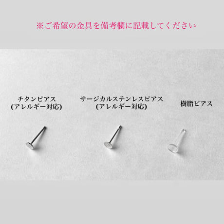 【ピアスのみ】小さなシルバーの粒