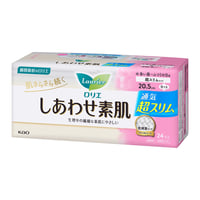 ロリエ しあわせ素肌 超スリムタイプ ふつうの日用 羽つき 24個