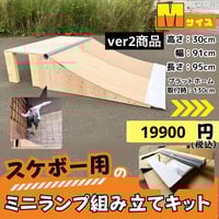 ミニランプ　組み立てキット　Sサイズver2 2台 スケボー ランプ 組み立てキットSサイズ 2台 | スケボー ミニ
