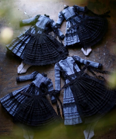 Blue Forest dress set：momokodollサイズ(再販)