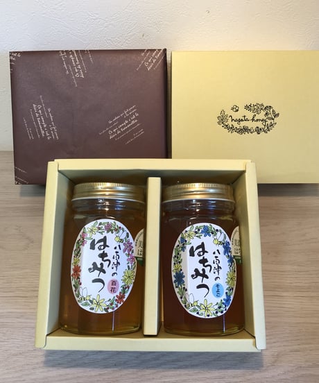 八百津はちみつギフトセット(そよご・百花)500g×2
