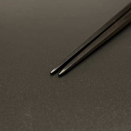 七角削り箸 真黒