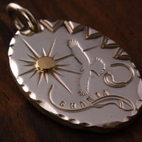 Sun Eagle Oval Metal