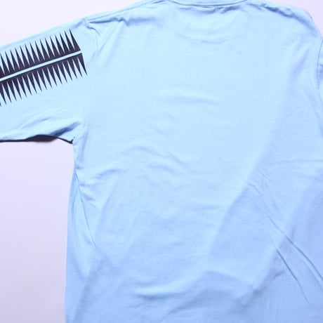 ロングスリーブTシャツ(1点もの)ブルー