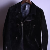 Double Riders (suede) Black Gold zip