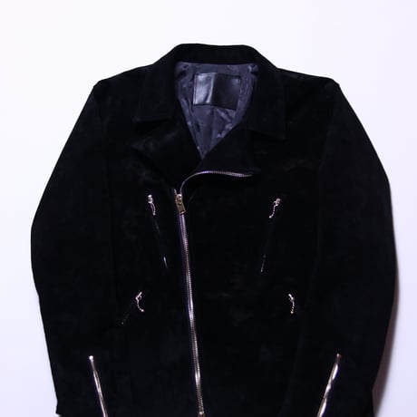 Double Riders (suede) Black Gold zip
