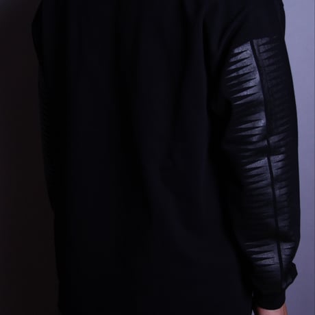 ロングスリーブブラックTシャツ(9.1ozスーパーヘビーウエイト)