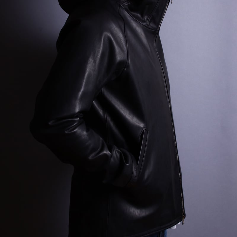 GRANT レザー　マウンテンパーカー　Mサイズ GRANT レザーマウンテンパーカーMサイズ