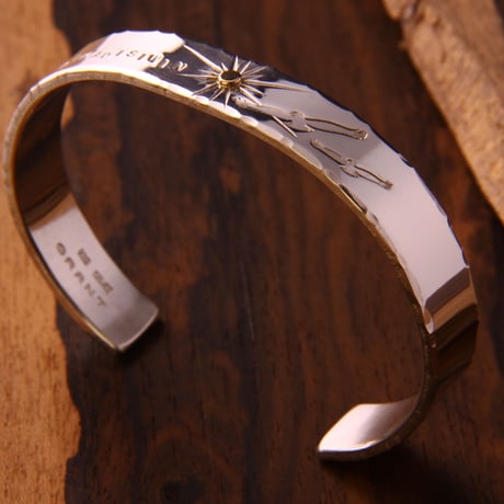 Sun Eagle Bangle (幅10mm)
