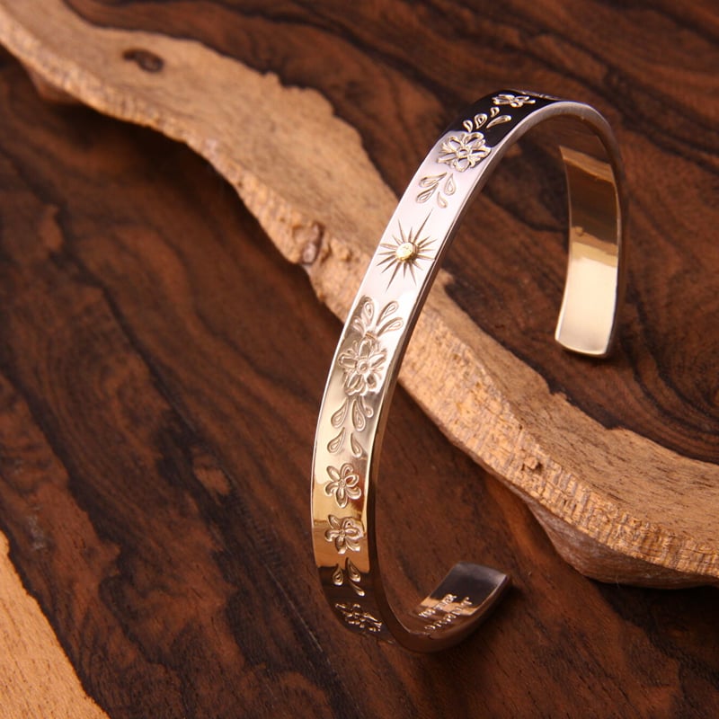 Flower Bangle (幅7mm) | GRANT