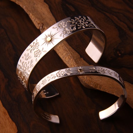 Flower Bangle (幅7mm)