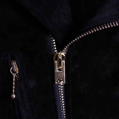 Double Riders (suede) Black Gold zip