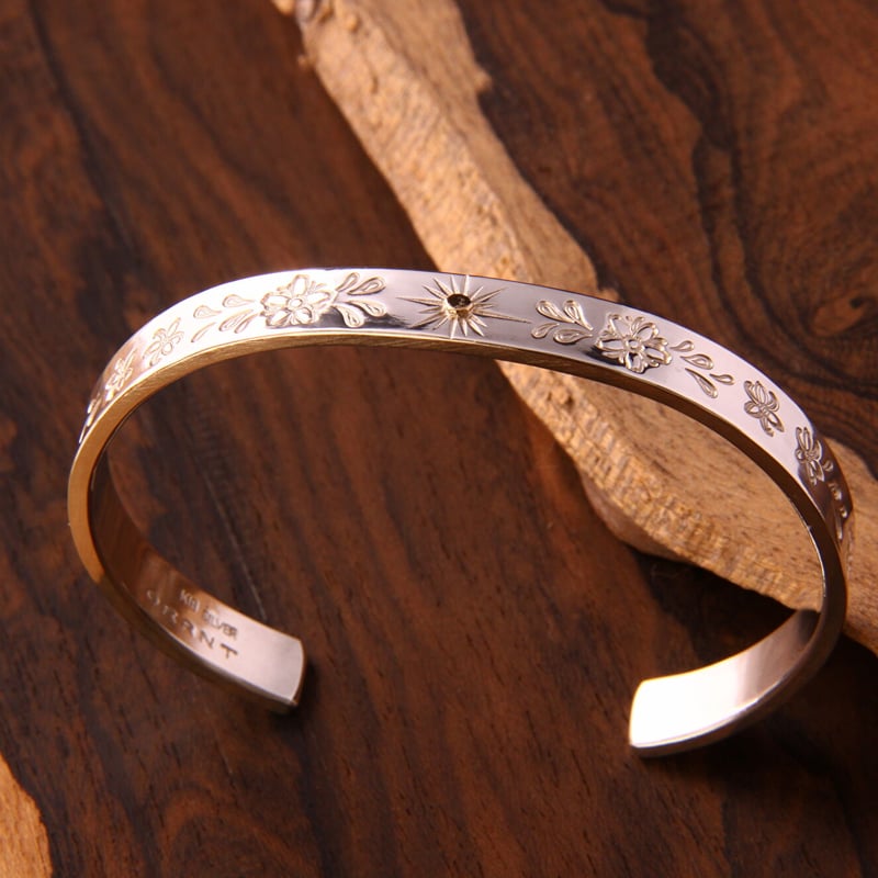 Flower Bangle (幅7mm) | GRANT