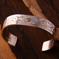 Sun Eagle Wind  Bangle (幅15mm)