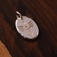 Ground Painting Oval Metal