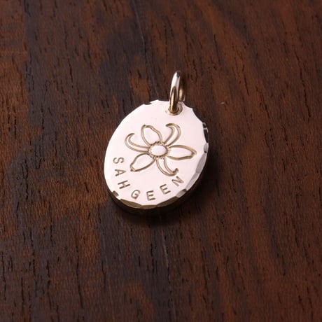Flower Oval Metal