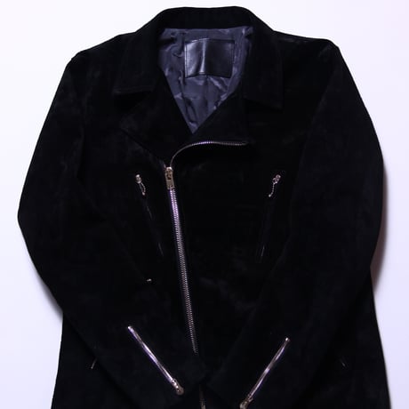 Double Riders (suede) Black Gold zip
