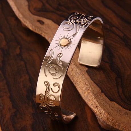 Sun Eagle Wind  Bangle (幅15mm)
