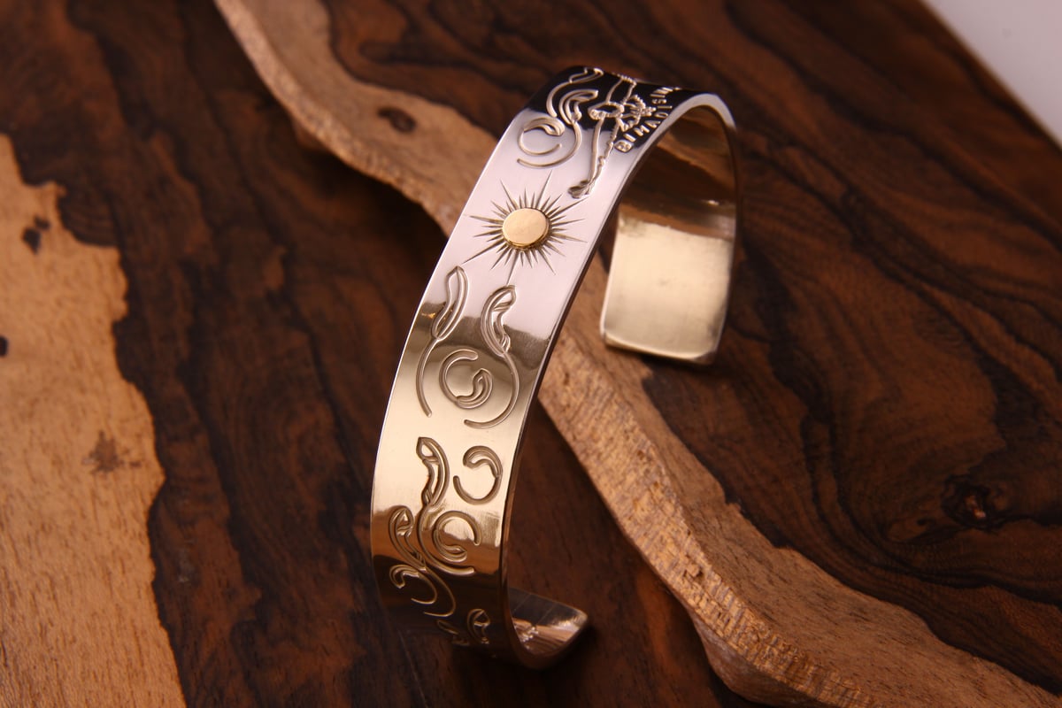 Sun Eagle Wind Bangle (幅15mm) | GRANT