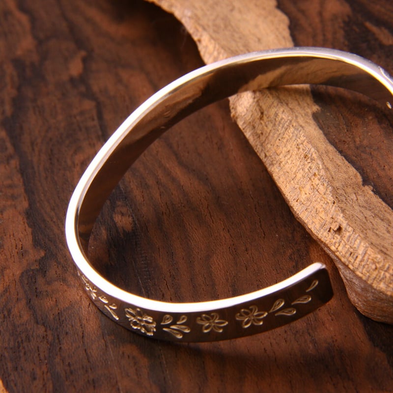 Flower Bangle (幅7mm) | GRANT