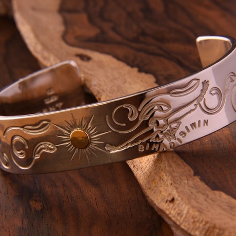 Sun Eagle Wind  Bangle (幅15mm)