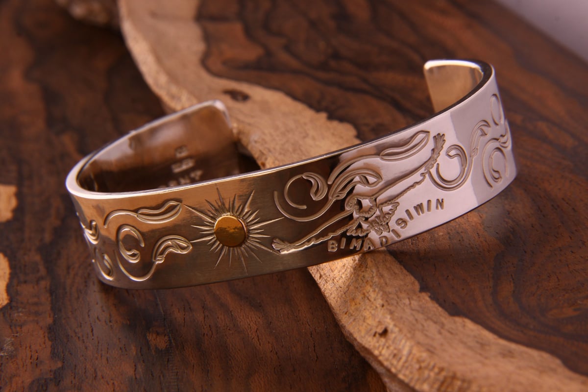 Sun Eagle Wind Bangle (幅15mm) | GRANT