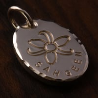 Flower Oval Metal