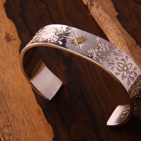 Flower Bangle  (幅15mm)