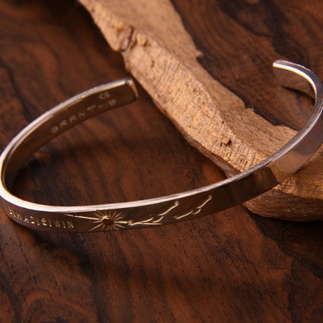 Sun Eagle Bangle (幅5mm)