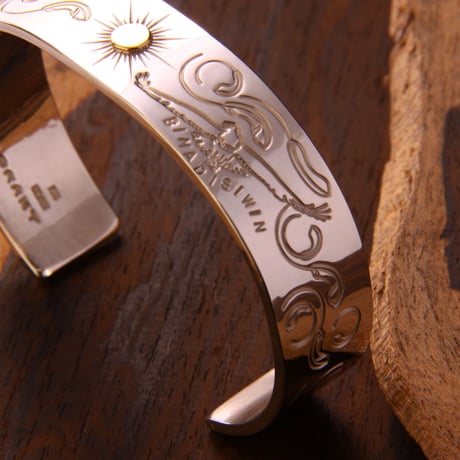 Sun Eagle Wind  Bangle (幅15mm)