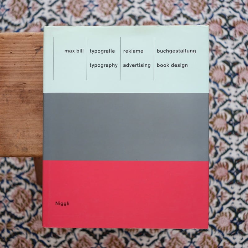max bill, typography, advertising, book design