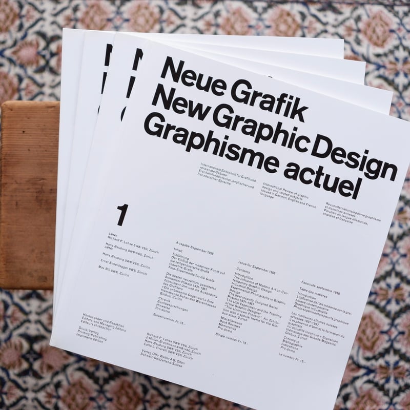Neue Grafik New Graphic Design Graphisme Actuel
