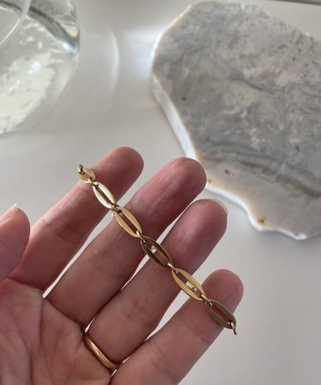oval  chain / bracelet