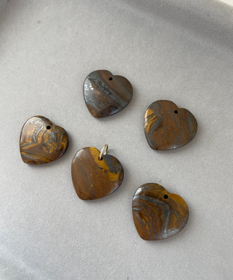 natural stone / 3.brown Heart