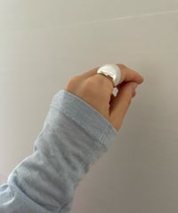 wide stainless ring